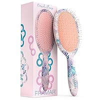 Flowers Wet Detangler Brush – Brushes for Hair, Wet Dry Brush, Hair Detangler Brushes, Hairbrush for Women, Curly Hair Brush Detangler Tangle Brush, Kids Brushes for Hair Kids Hair Brush