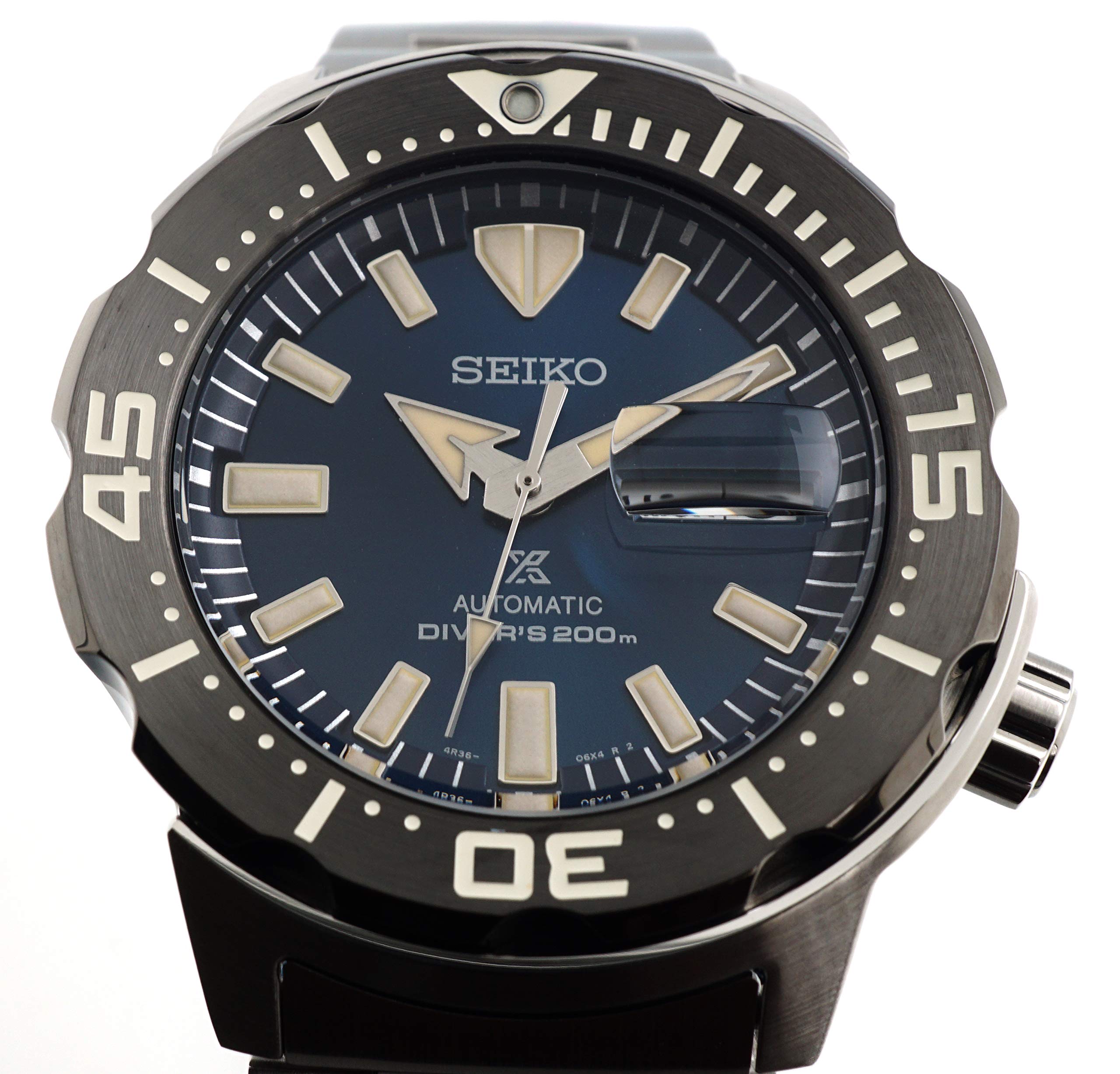 Mua SEIKO Prospex Monster Diver's 200M Automatic Blue Dial Watch SRPD25K1  trên Amazon Mỹ chính hãng 2023 | Giaonhan247