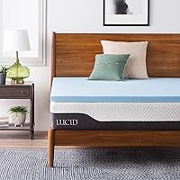 2 Inch Mattress Topper King - Gel Infused Memory Foam – Memory Foam Mattress Topper King – Ventilated Design – CertiPur Certified