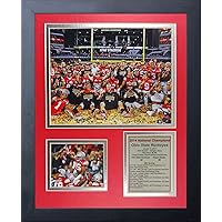 Ohio State Buckeyes NCAA Legends Collectible | Framed Photo Collage Wall Art Decor - 12