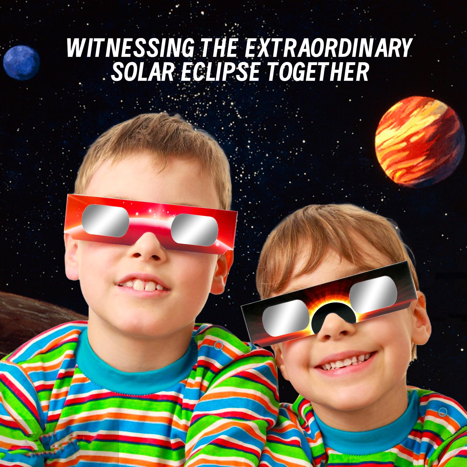 Solar Eclipse Glasses Solar Systems Solar Eclipse Glasses Meet the Standards of the ICS Laboratory, CE and ISO Certified Safe Shades.