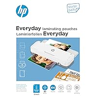 HP Everyday Starter Set Laminating Pouches 80 Micron