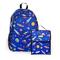 Wildkin 15 Inch Kids Backpack Bundle with Lunch Bag (Out of this World)
