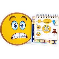 I Know What to DO Moods & Emotions Canvas Activity Set - Social-Emotional Game for Kids; Create Faces & Describe Feelings/Emotion & I Know What to DO Cards (Spanish/English)