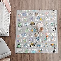 Sensory & Learning My Play Mat, Foldable & Reversable, Waterproof, Gray, Extra Large