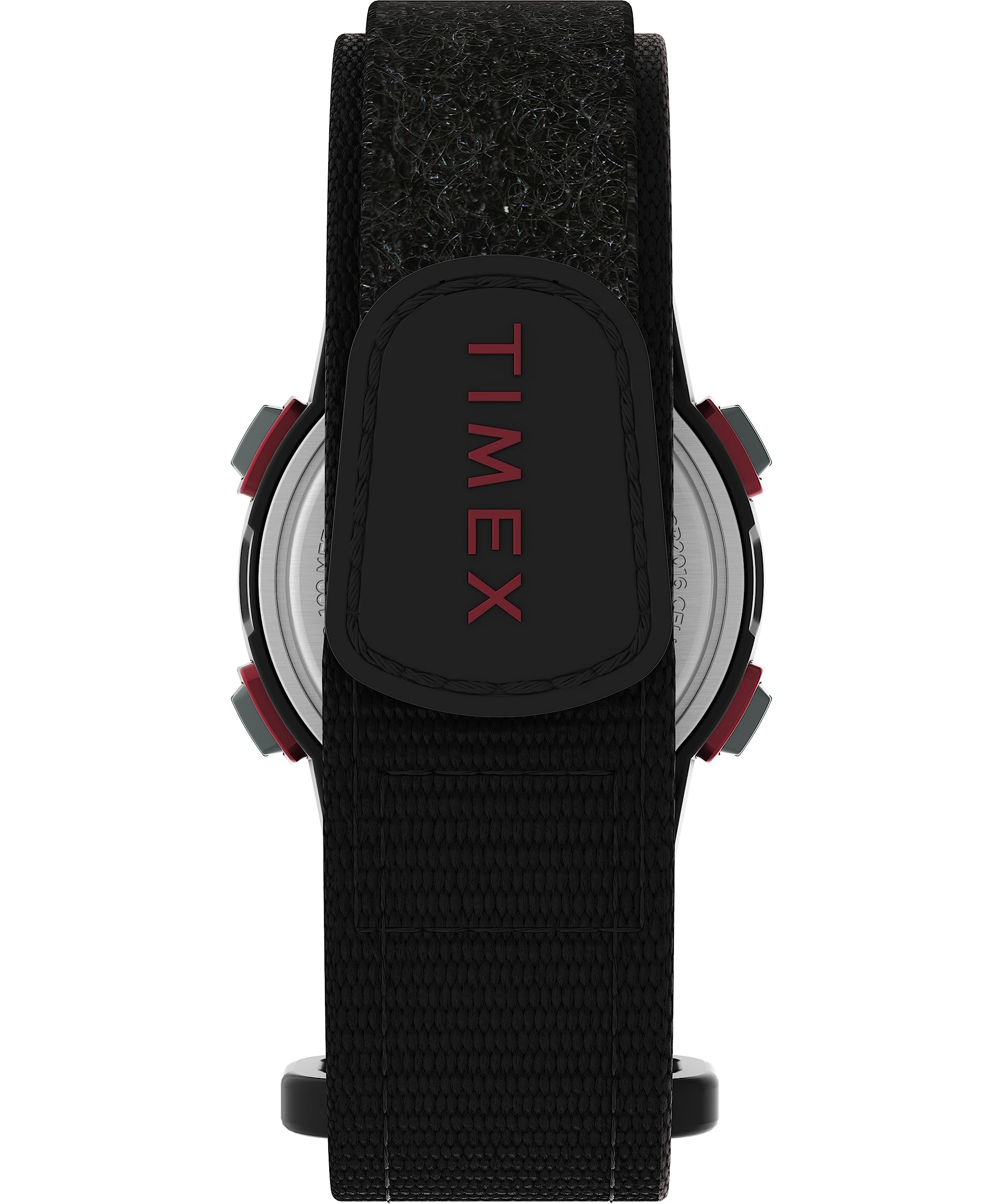 Timex Unisex Expedition CAT 33mm Watch - Black Fastwrap Digital Dial Black Case