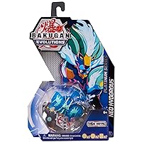Bakugan Evolutions, Neo Hydorous, Platinum Series True Metal Bakugan, 2 BakuCores and Character Card, Kids Toys for Boys, Ages 6 and Up