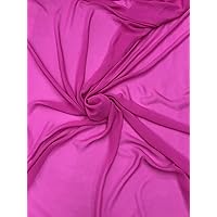 Sheer High Multi Chiffon Solid Fabric, 100% Polyester 58/59