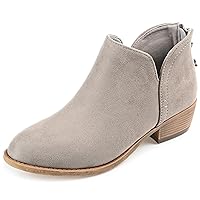 Journee Collection Womens Livvy Boot with Side Split Detail and Back Zipper Closure with Tassel