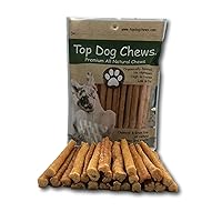 Top Dog Chews Turkey Tendon Round -Soft -Made in The USA - Large 1LB/ 16oz/ 453g