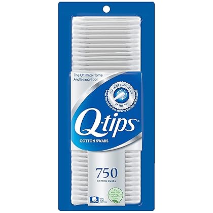 Q-tips Cotton Swabs For Hygiene and Beauty Care Original Cotton Swab Made With 100% Cotton 750 Count
