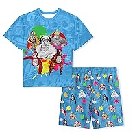 Gorilla Tag Costume Kids Boys Shirt and Pant Sets for Kids 2 Pcs Cartoon Home Causal Wear 4-12 Years