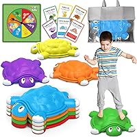 Stepping Stones for Kids Gifts 3 4 5 6 7+ Year Old,6 Pcs Turtle Balance Stepping Stones Coordination Skills Obstacle Courses Sensory Toys for Toddlers Ages 3 4 5,Outdoor/Indoor Play Kids Gift