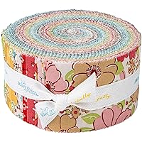 Lori Holt Mercantile Rolie Polie 40 2.5-inch Strips Jelly Roll Riley Blake Designs RP-14380-40