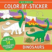 My First Color-by-Sticker Book - Dinosaurs My First Color-by-Sticker Book - Dinosaurs Paperback