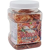 Gourmets Unique Freeze Dried Fermented Napa Cabbage Kimchi, Made in USA, 50g