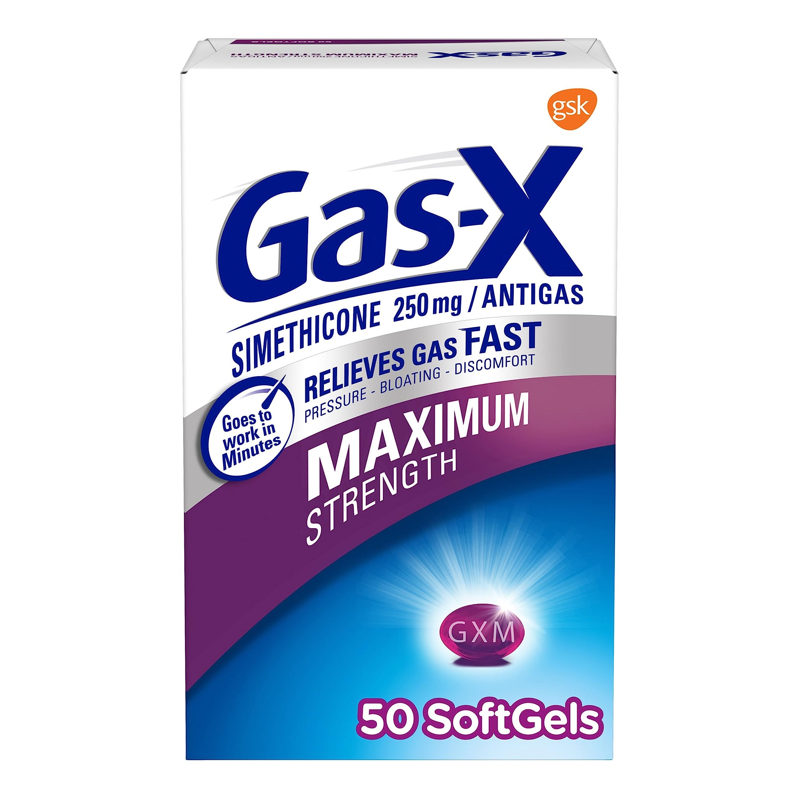 Gas-X Maximum Strength Gas Relief Softgels with Simethicone 250 mg & TUMS Ultra Strength Antacid Tablets for Chewable Heartburn Relief and Acid Indigestion Relief, Assorted Fruit - 160 Count