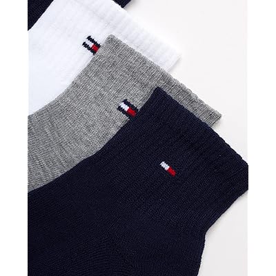 Tommy Hilfiger Men's Athletic Socks – Cushion Quarter Cut Ankle