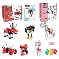 Animals Collection: Creative Robot Toy Model Kit for Kids 6+, Engaging Toy Building Sets for Boys and Girls, Build Your Own STEM Building Toys Engineering Kit