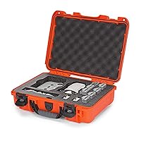 Nanuk 910 Waterproof Carry-on Hard Case with Foam Insert for DJI Mavic Mini 2 Fly More - Orange