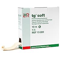 Lohmann & Rauscher Tg Soft Tubular Padding Stockinette, Small, Tubular Compression Bandage for Light and Comfortable Support, Terry Cloth Sleeve for Sensitive Skin, Skin Friendly Stockinette