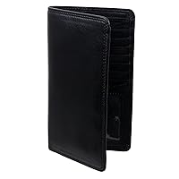 Visconti Men's Leather Slim Breast/Suit Pocket Wallet In Or Supplied With Box Onesize Black