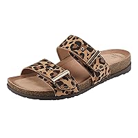 Earth Origins Women’s Orra Leather Sandal for Casual, Everyday