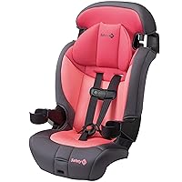 Safety 1st Grand 2-in-1 Booster Car Seat, Forward-Facing with Harness, 30-65 pounds and Belt-Positioning Booster, 40-120 pounds, Sunrise Coral