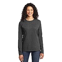 Port & Company Women's Long Sleeve 54 oz 100% Cotton T Shirt