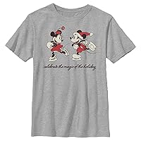 Disney Mickey and Minnie The Magic of The Holiday Christmas Boys T-Shirt