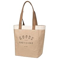 Burlap Market Tote, Goods and Provisions 17