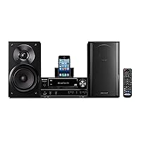 Sharp XL-HF202P Micro Audio System with Bluetooth and NFC, Black