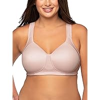 Vanity Fair Women's Medium Impact Sports Bras for Women, Breathable, Moisture Wicking, Padded Cups up to DDD