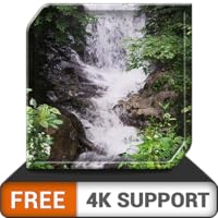FREE Awesome Waterfall HD - Decor your room with beautiful Waterfall Scenery on your HDR 4K TV 8K TV and fire devices as a wallpaper & theme for mediation & peace and for christmas Holidays