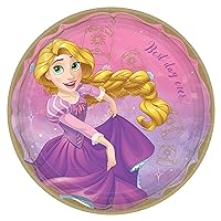 Amscan Enchanting Disney Princess Rapunzel Round Paper Plates - 9