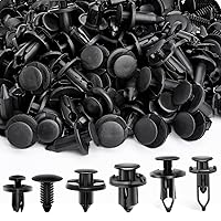 Nilight 200PCS Car Retainer Clips 6mm 7mm 8mm 9mm 10mm Expansion Screws Replacement Kit Bumper Push Rivet Clips for GM Ford Toyota Honda Chrysler Nissan,2 Years Warranty