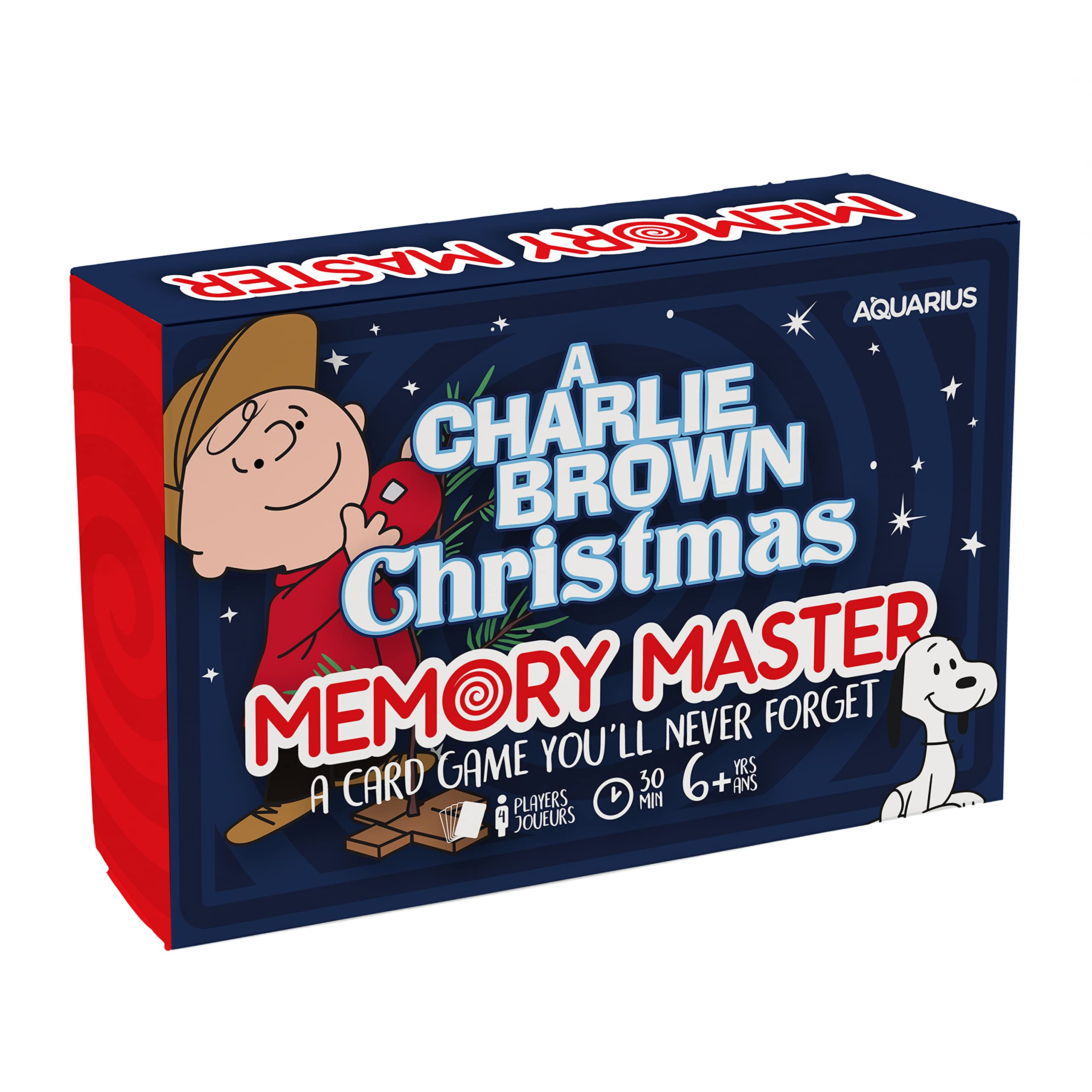 AQUARIUS - Peanuts Charlie Brown Christmas Memory Master Card Game