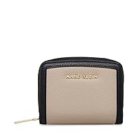 Anne Klein AK Small Wallet, Stone/Black