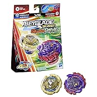 BEYBLADE Burst QuadDrive Berserk Balderov B7 and Cyclone Belfyre B7 Spinning Top Dual Pack -- 2 Battling Game Top Toy for Kids Ages 8 and Up