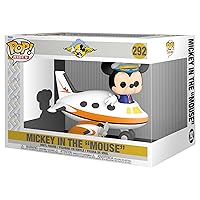 Funko Disney Mickey Mouse One : Walt’s Plane - Pilot Mickey Mouse Pop! Ride: Mickey in The Mouse