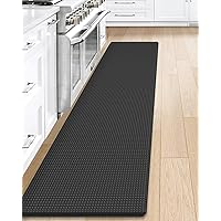 DEXI Kitchen Rug Anti Fatigue,Non Skid Cushioned Comfort Standing Kitchen Mat Waterproof and Oil Proof Floor Runner Mat, Easy to Clean, 17
