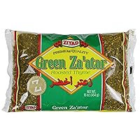 Premium Green Za'atar Spice Blend, Flavorful Spices, No Additives, No MSG, 16 oz