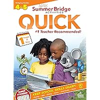 Summer Bridge Activities® Quick Workbook―Bridging Grades 4 to 5 With 1 Page A Day of Reading, Math, Science, Social Studies, Fitness, Outdoor Learning, Activity Book With Stickers, Ages 9-10 (80 pgs)