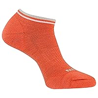 Merrell Men's and Women's Zoned Cushioned Wool Hiking Low Cut Socks-1 Pair Pack-Breathable Arch Support