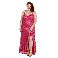 Long Sleeveless Sequin Gown
