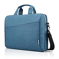 Lenovo Laptop Carrying Case T210, 15.6-Inch Laptop and Tablet, Sleek Design, Durable and Water-Repellent Fabric, Business Casual or School, GX40Q17230 Casual Toploader - Blue