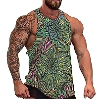 AILLOSA Men's Tank Shirts 3D Tank Top Novelty Graphic Quick Dry Sleeveless Beach Shirt S-5XL