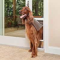 PetSafe 1-Piece Sliding Glass Pet Door for Dogs & Cats - Adjustable Height 75 7/8