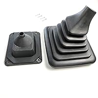 JSD RB001 Shift Boot for Ford F150 F250 F350 F5TZ7277BA Manual Transmission Shifter Boot with Mounting Bracket for Ford Bronco
