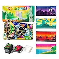 Doomlings Deluxe Card Game Bundle, Fun Family Game for Kids and Adults | Includes Community Playmat, 5 Expansions, 3 Mystery Holofoils, 4 Extra Playmats & 300 Doomsleeves